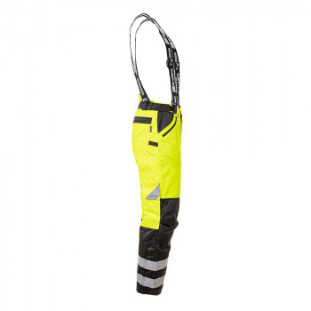 Брюки мужские зимние Brodeks KW 308, черный/желтый