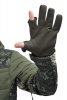 Перчатки тактические "АЛЬФА-4" с пальцами KHAKI-К