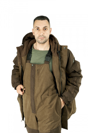 Костюм зимний мужской "NORDPOINT" (ISLANDIYA) L.Brown 21\D.Brown 22, FFPW-1-01