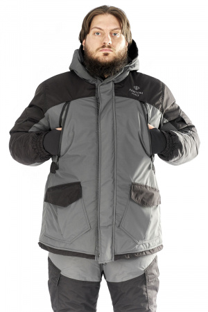 Костюм зимний мужской "NORDPOINT" (TASLAN) Grey\Black