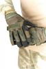 Перчатки тактические с пальцами "АЛЬФА-2" (ХАКИ)-К