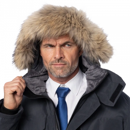 Зимняя пуховая Premium куртка-парка Brodeks KW 233