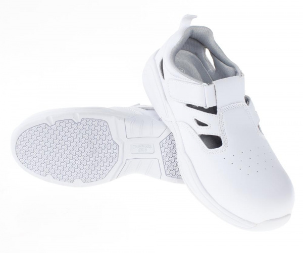 Туфли с перфорацией (сандалии) White GRIP PROTECTION c поликарбонатным подноском