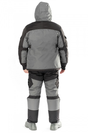 Костюм зимний мужской "NORDPOINT" (TASLAN) Grey\Black