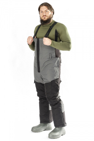 Костюм зимний мужской "NORDPOINT" (TASLAN) Grey\Black