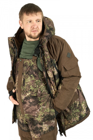 Костюм зимний мужской "NORDPOINT" (ALOVA/FINLYANDIYA) 510-2 Green Forest\Finlyandiya 19-0912 B