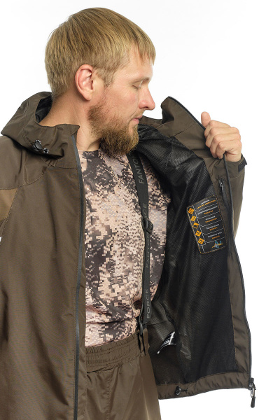 Костюм демисезонный мужской STORM, D.Brown 22\L.Brown 21