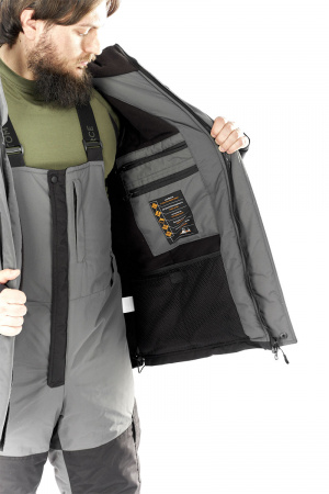 Костюм зимний мужской "NORDPOINT" (TASLAN) Grey\Black
